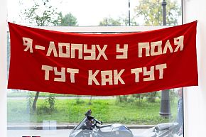 «Я лопух у поля тут как тут/ Уверен и не реву я ем змея»